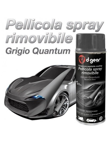 VERNICE PELLICOLA RIMOVIBILE SPRAY GRIGIO QUANTUM 400ml