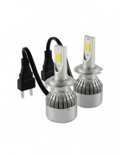 2 LAMPADINE H7 110W LED KIT 9200LM 6000K BIANCO 55W...