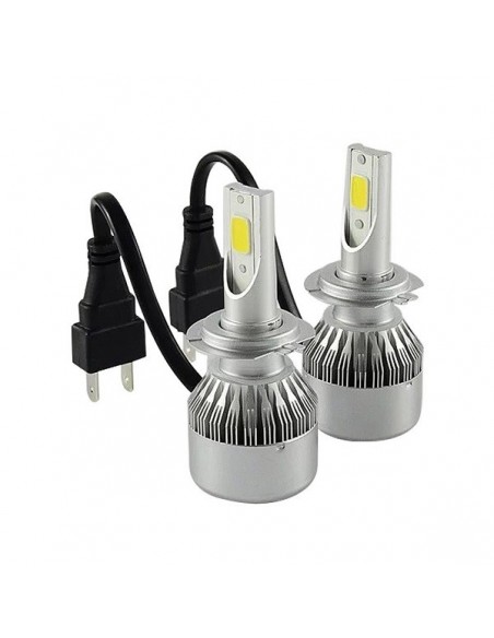 2 LAMPADINE H7 110W LED KIT 9200LM 6000K BIANCO 55W ABBAGLIANTI