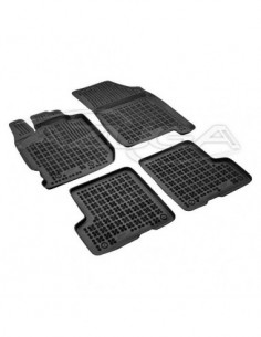 4 TAPPETI GOMMA NERI 4cm DACIA DUSTER dal 2018-