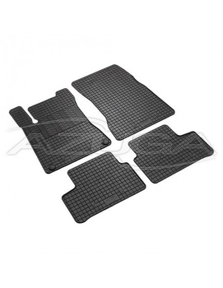 4 TAPPETI GOMMA NERI MERCEDES CLASSE A W177 dal 2018-