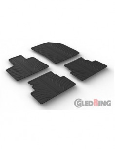 4 TAPPETI GOMMA NERI OPEL GRANDLAND X dal 2017-