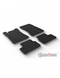 4 TAPPETI GOMMA NERI MERCEDES CLASSE A W177 dal 2018-