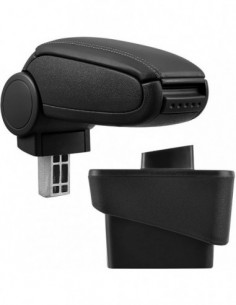 BRACCIOLO SPECIFICO IN SIMILPELLE NERO AUDI A1 dal 2010-