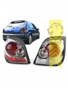 FARI POSTERIORI LEXUS NERI / CROMATI FORD FIESTA MK3...
