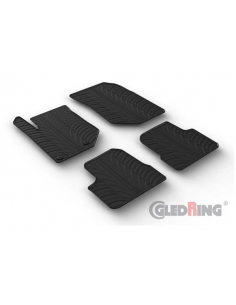 4 TAPPETI GOMMA NERI PEUGEOT 208 dal 2019 IN POI