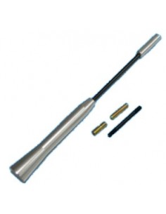 ANTENNA SPORTIVA MOD. 16V CROMATA UNIVERSALE