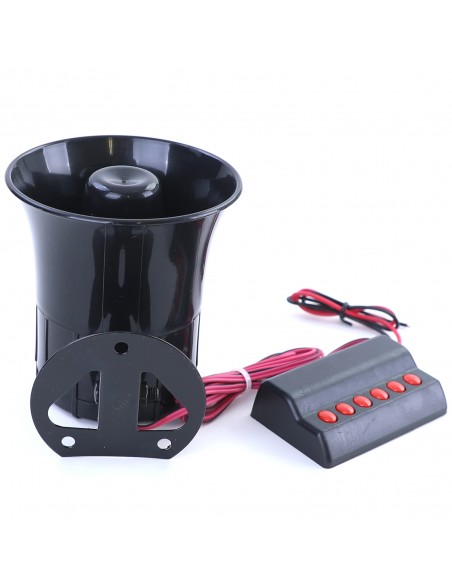 SIRENA COMPATTA IDEALE PER AUTO E MOTO - 6 TONI