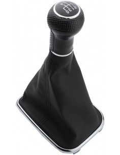 CORNICE CAMBIO CROMATA + PELLE NERA VW GOLF 4 IV 1997-2003