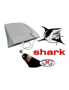 ANTENNA SPORTIVA MOD. SQUALO SHARK CROMATA