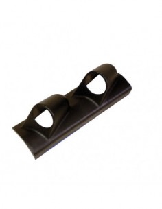 PORTASTRUMENTI MONTANTE 2 DUE FORI NERO 52 MM