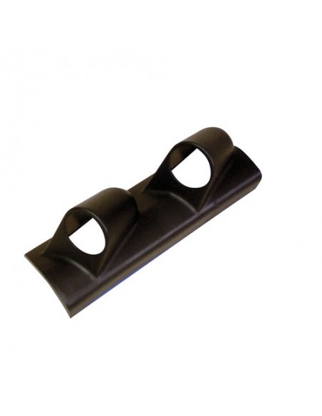 PORTASTRUMENTI MONTANTE 2 DUE FORI NERO 52 MM