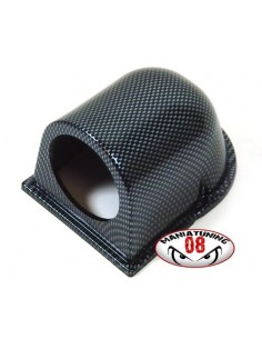 PORTASTRUMENTI CRUSCOTTO IN CARBONIO 1 UN FORO 52 MM